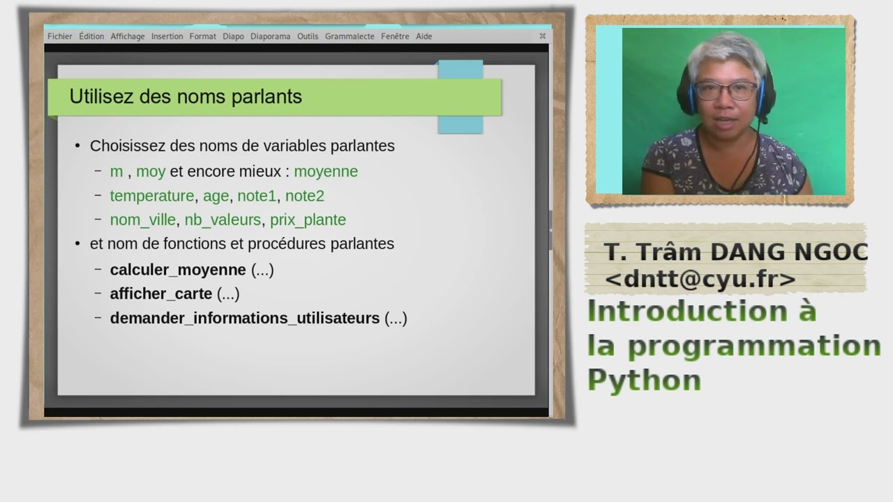 Introduction à la programmation Python Aa - Bonnes pratiques