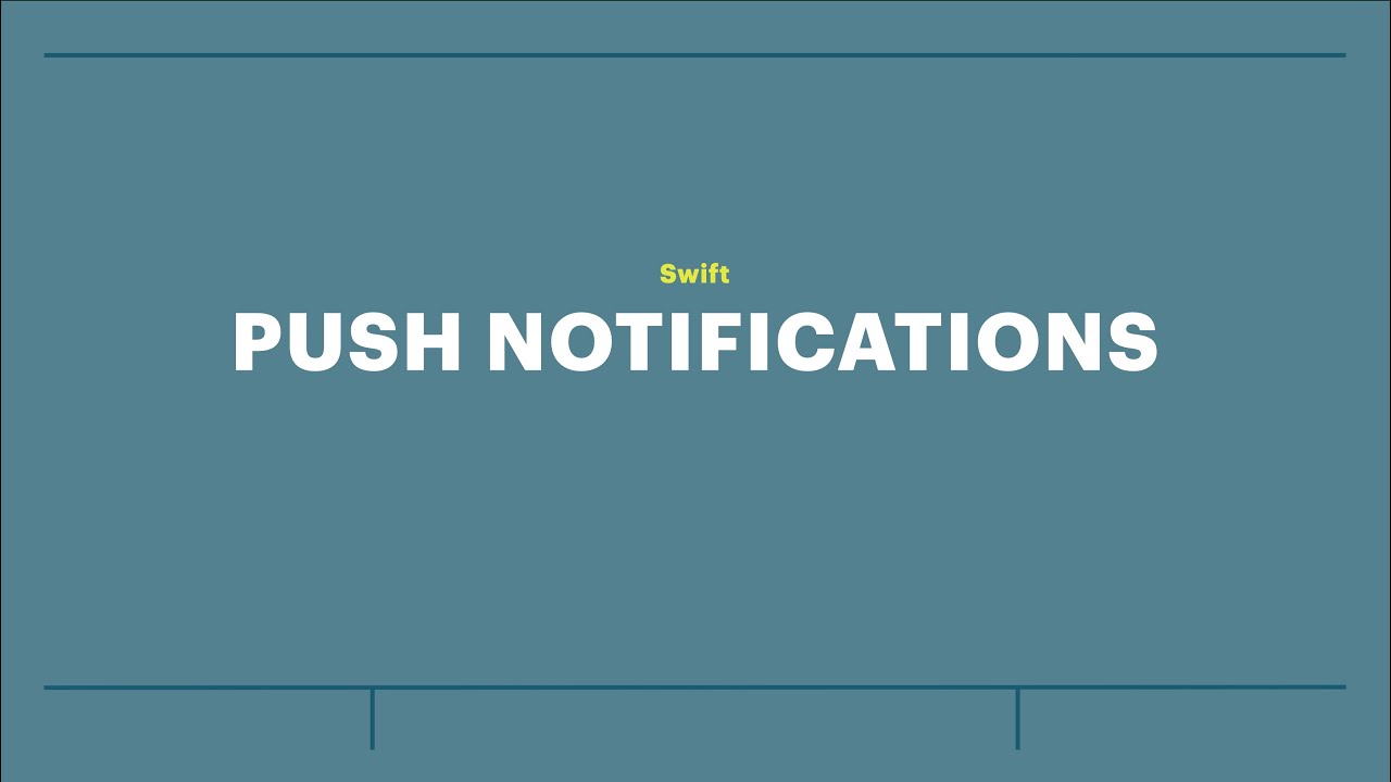 Занятие 21: Знакомство с Push Notifications