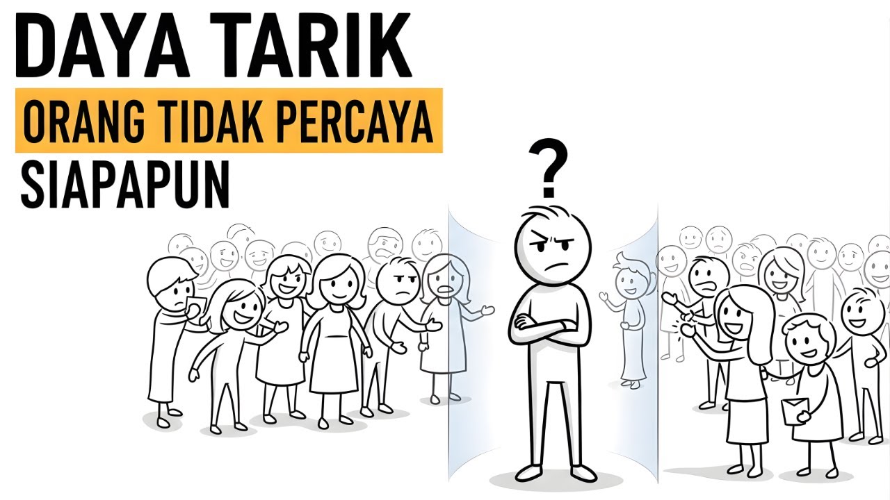 Daya Tarik Orang yang Sudah Tidak Percaya Siapa Pun