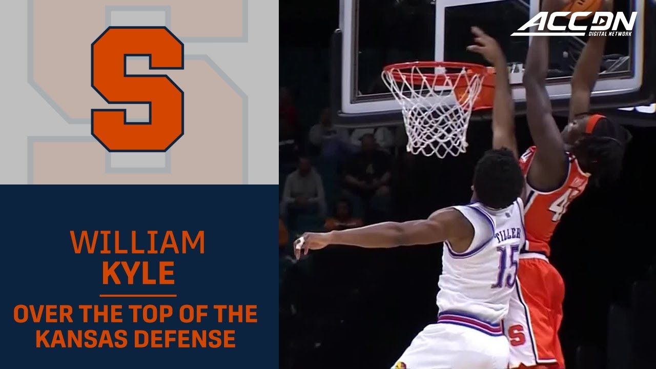 Syracuse's J.J. Starling & William Kyle Go Over The Top Of The Kansas Defense