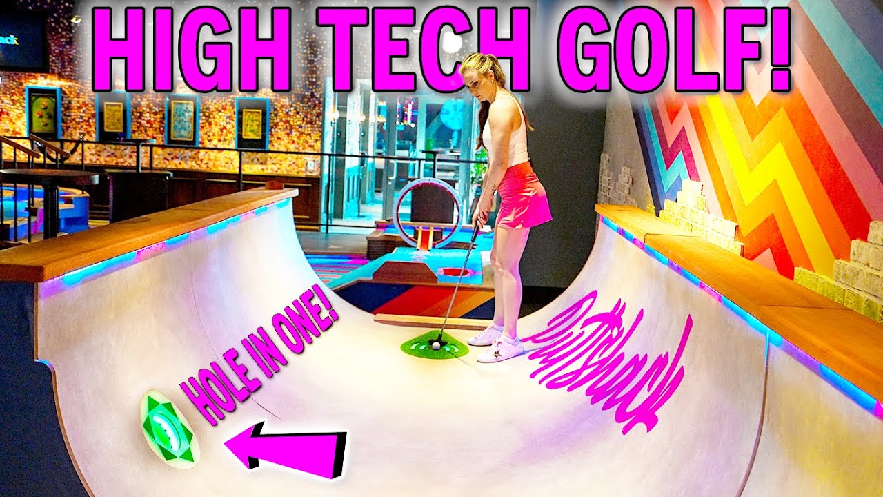 Crazy HIGH TECH Mini Golf!