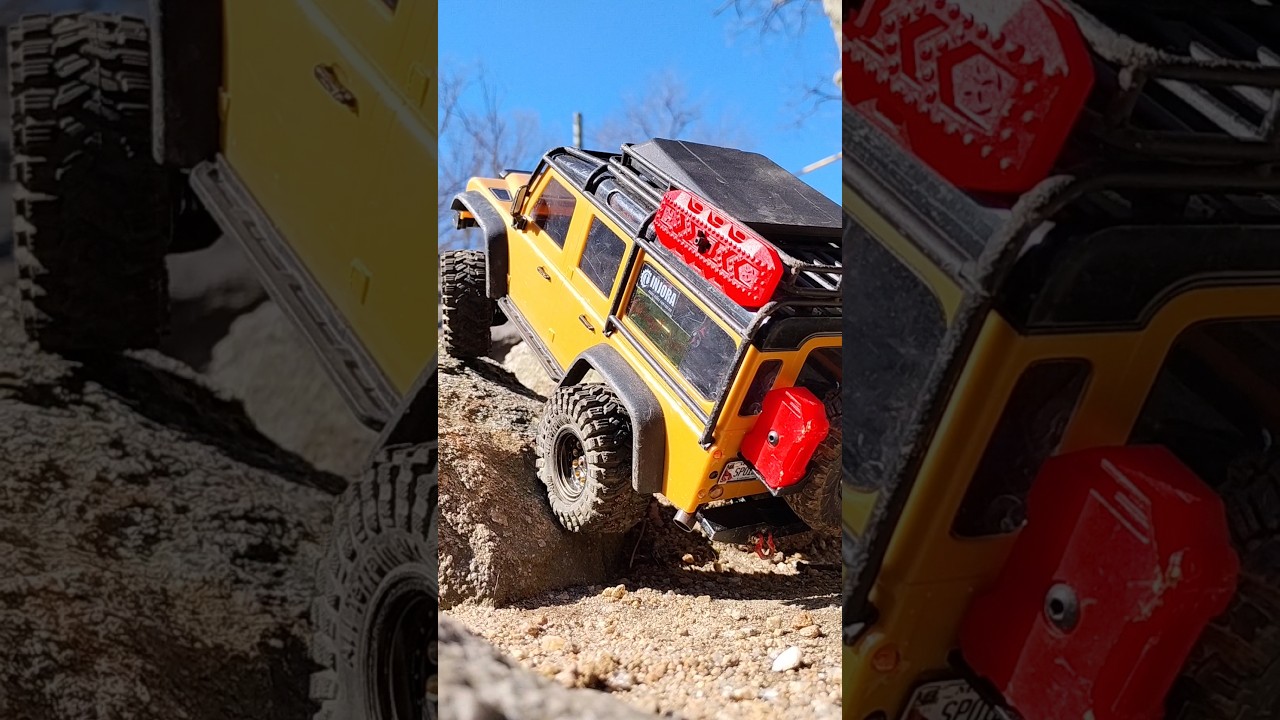 Traxxas TRX4M Land Rover Defender 110 #crawler #offroad #trx4m #landroverdefender #injora