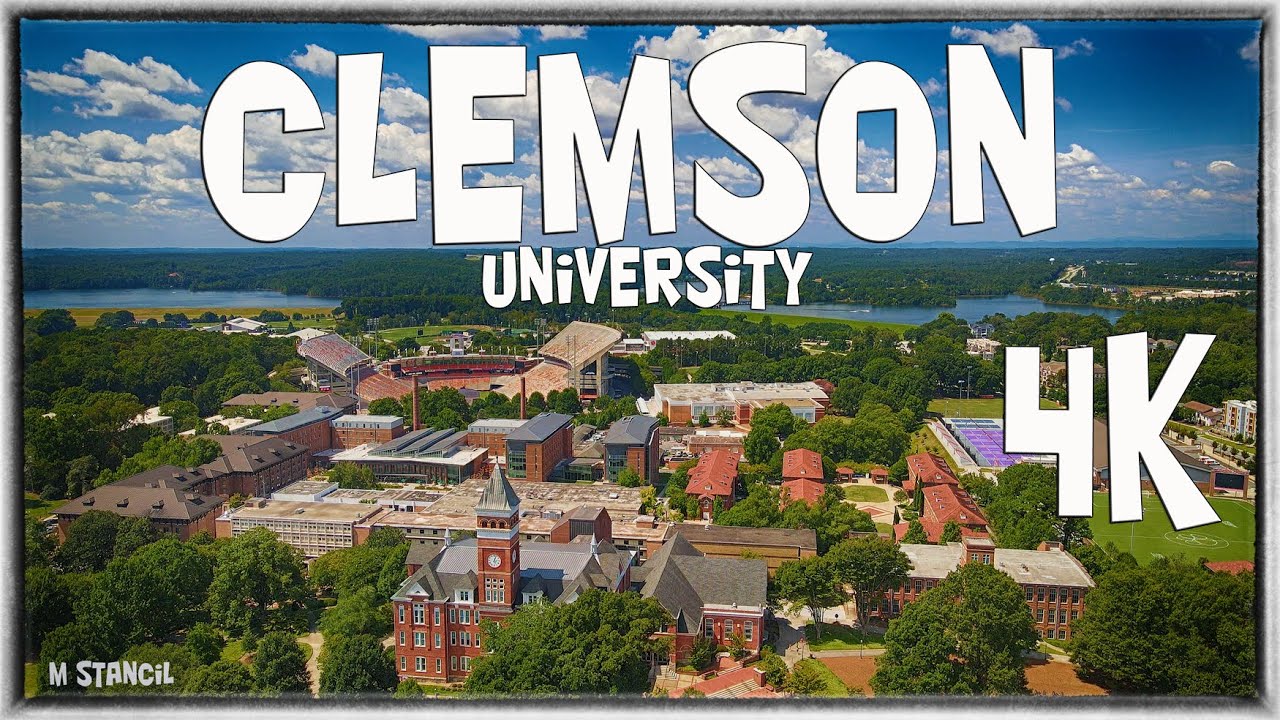 Clemson University 4K (DJI Mavic Air 2 Footage)  Home of the Tigers!  Death Valley Aerial Shots!!
