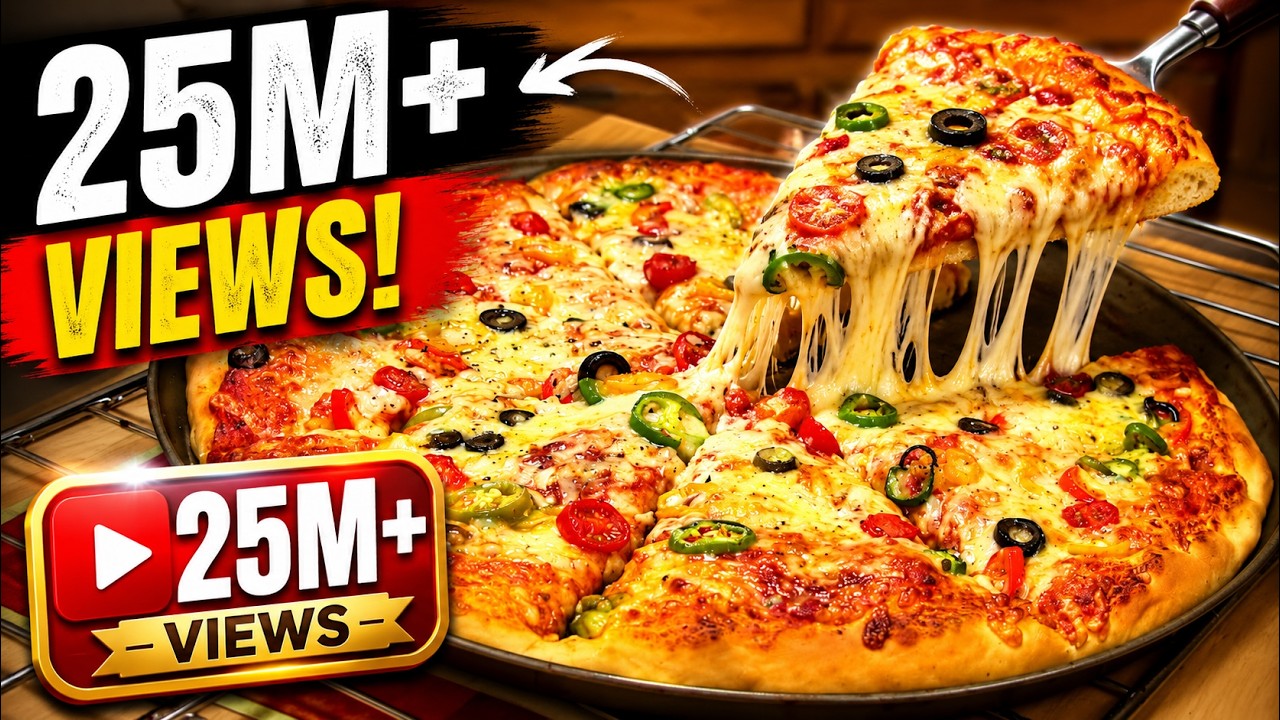 Homemade Pizza Video Recipe⭐️ | Start to Finish Pizza Recipe with Dough, Sauce and Toppings