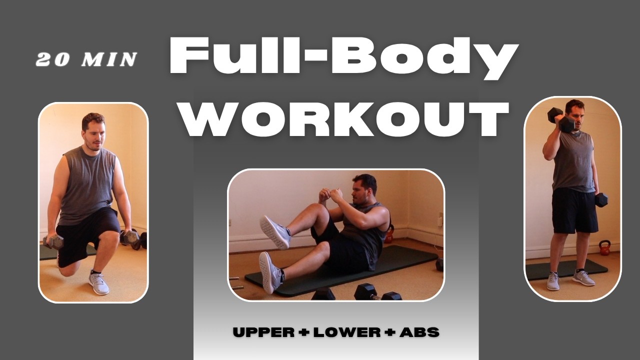 Full Body Dumbbell Workout (Beginner Friendly)