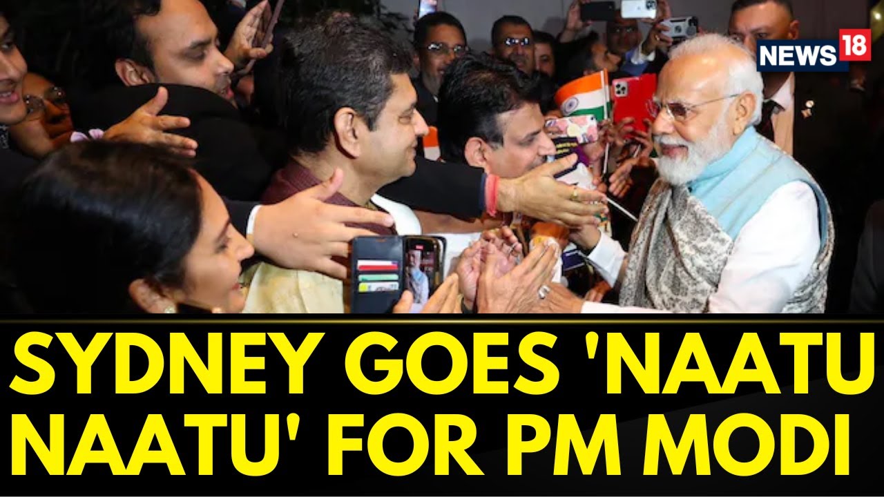 PM Modi In Sydney | PM Modi In Australia | PM Modi's Grand Welcome At Qudos Bank Arena | News18
