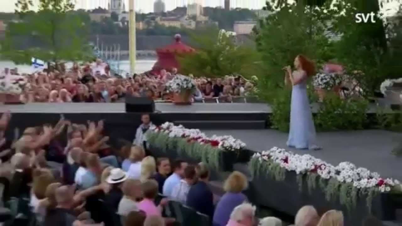 Annika Herlitz - Slå dig fri (Frost), live på Allsång på Skansen
