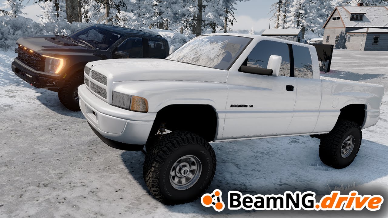 I BUILT MY REAL LIFE 2ND GEN RAM AND TOOK IT ON THE DANGEROUS ROADS!! - BeamNG.drive MP