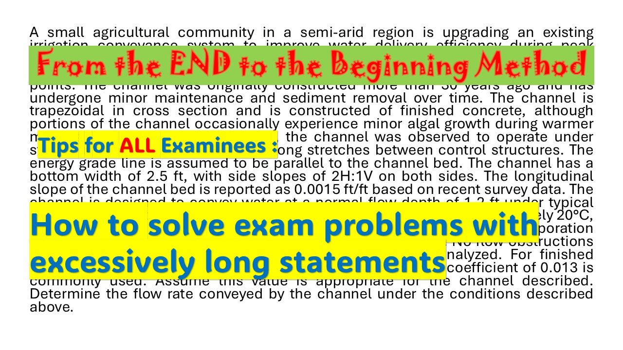 This One Exam Technique Will Save You Time, Points, and Confidence (FE & PE) #peexam #examtips