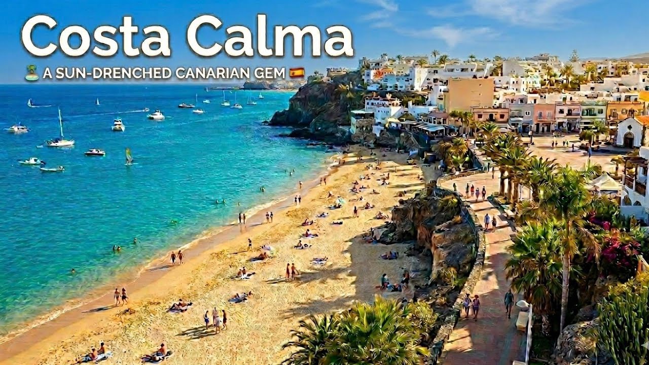 COSTA CALMA, FUERTEVENTURA - Walk Through The Town
