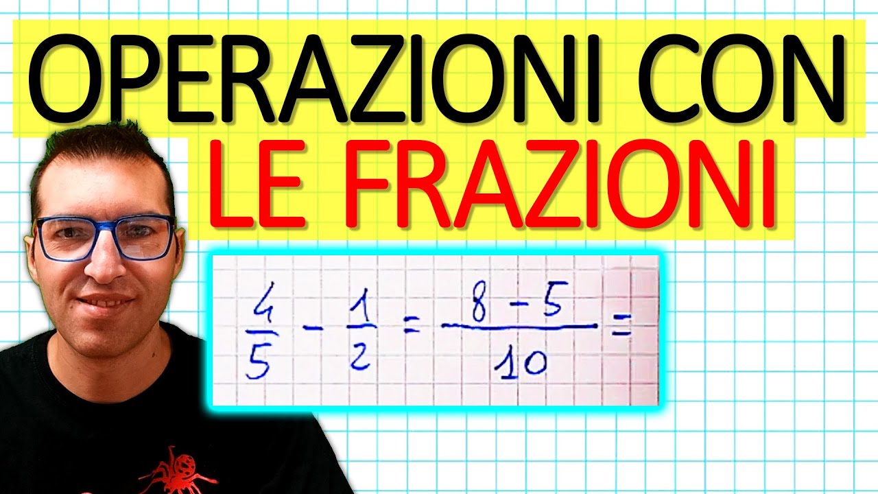 Operazioni con le Frazioni: Addizione, Sottrazione, Moltiplicazione, Divisione e Potenza