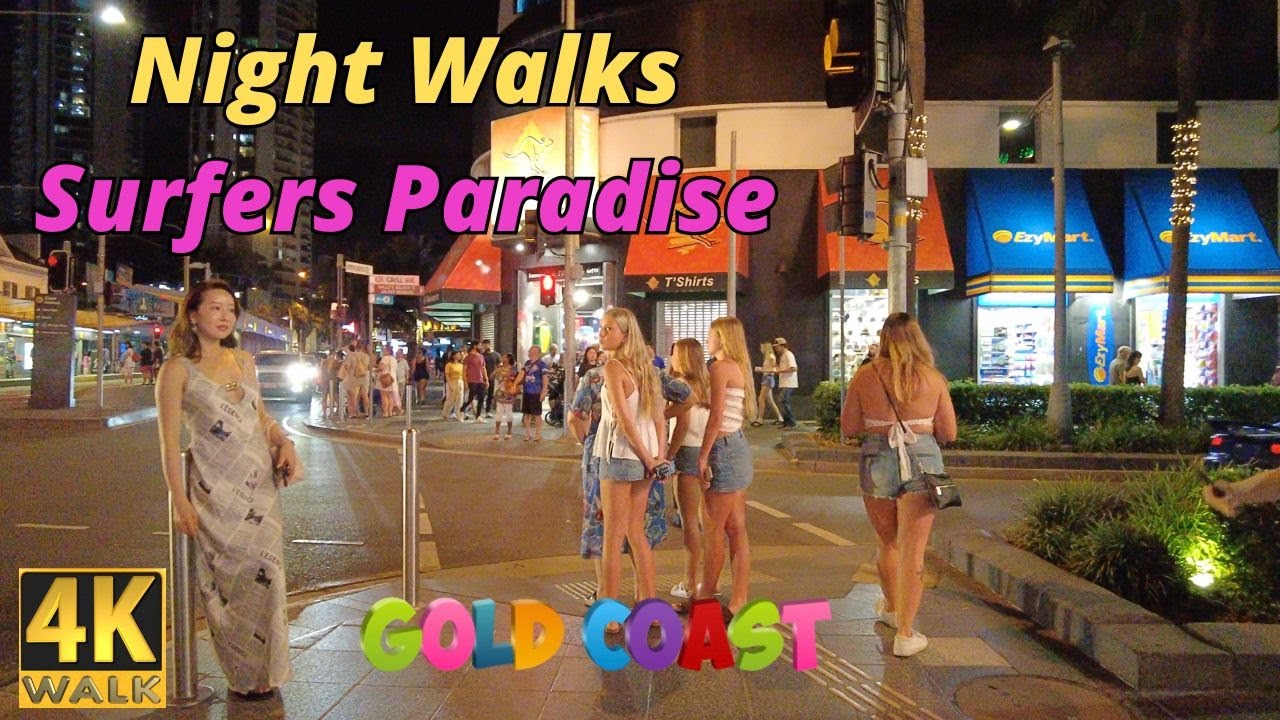 Surfers Paradise - Friday Night Walk - Gold Coast Australia 🇦🇺