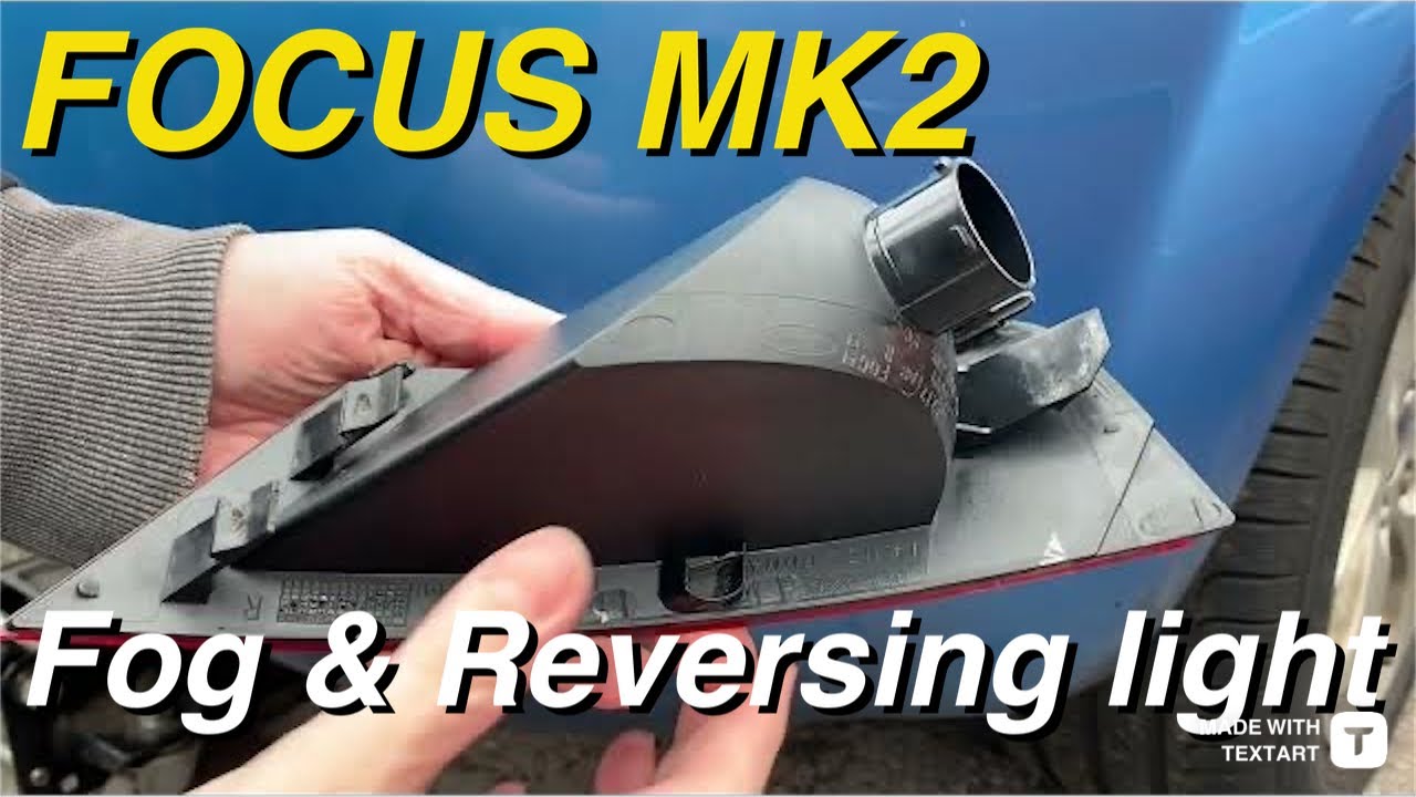 How to replace your FOCUS MK2 rear fog and reversing light #ford #fordfocus #fordfocus2