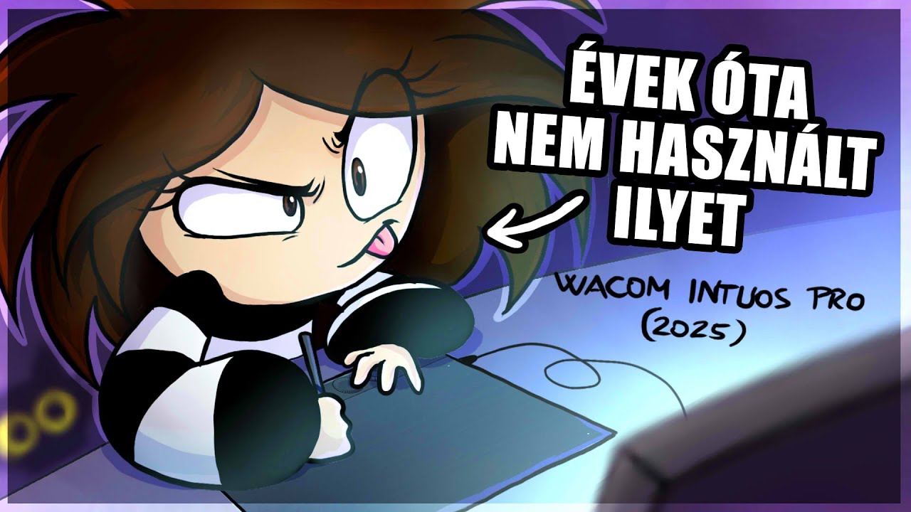 Képernyő nélküli táblával dolgoztam több év után | Wacom Intuos Pro M (2025) bemutató