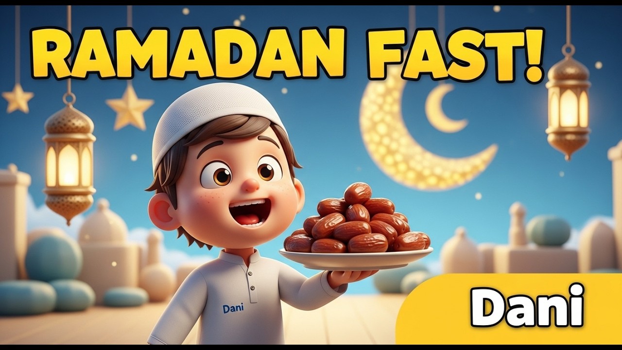 Dani and the Special Fast | Ramadan Blessings (Funny Moral Story + Hadith)| Little Hadith Stories