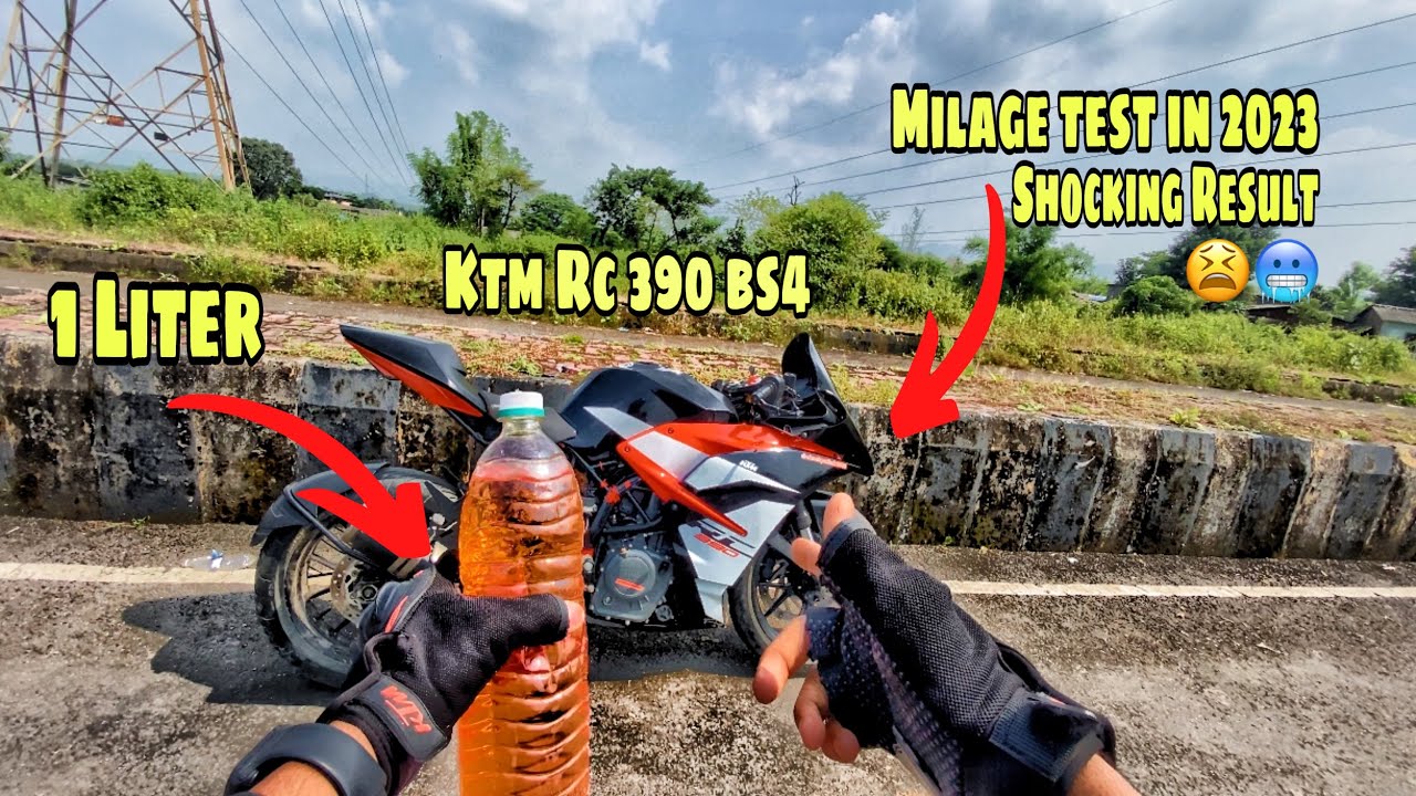 Ktm Rc 390 bs4 Milage Test | 😥🥶Shocking Result |