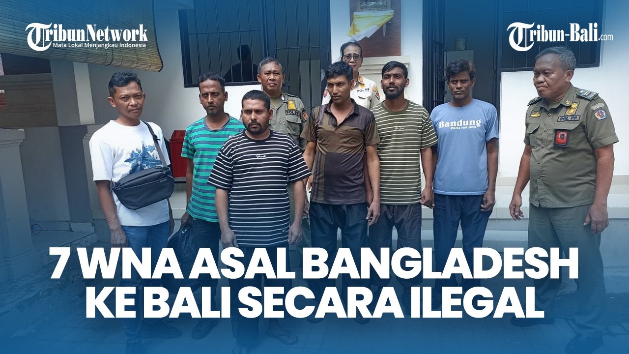 Masuk ke Bali Secara Ilegal, 7 WNA asal Bangladesh Diamankan Imigrasi