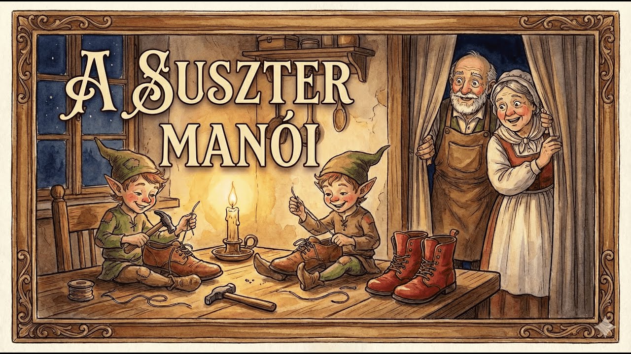 A suszter manói (Grimm) 👞 | Karácsonyi esti mese gyerekeknek (Hangosmese)