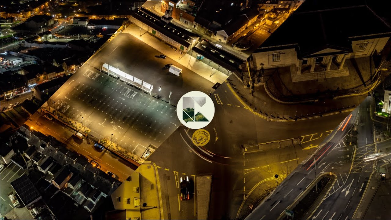 Armagh By Drone - The City At Night Pt1 (4K)