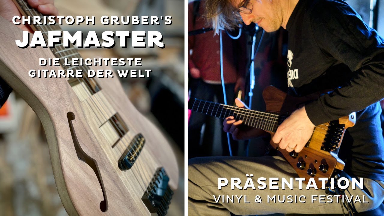 Christoph Gruber's JAFMASTER - Die leichteste E-Gitarre der Welt