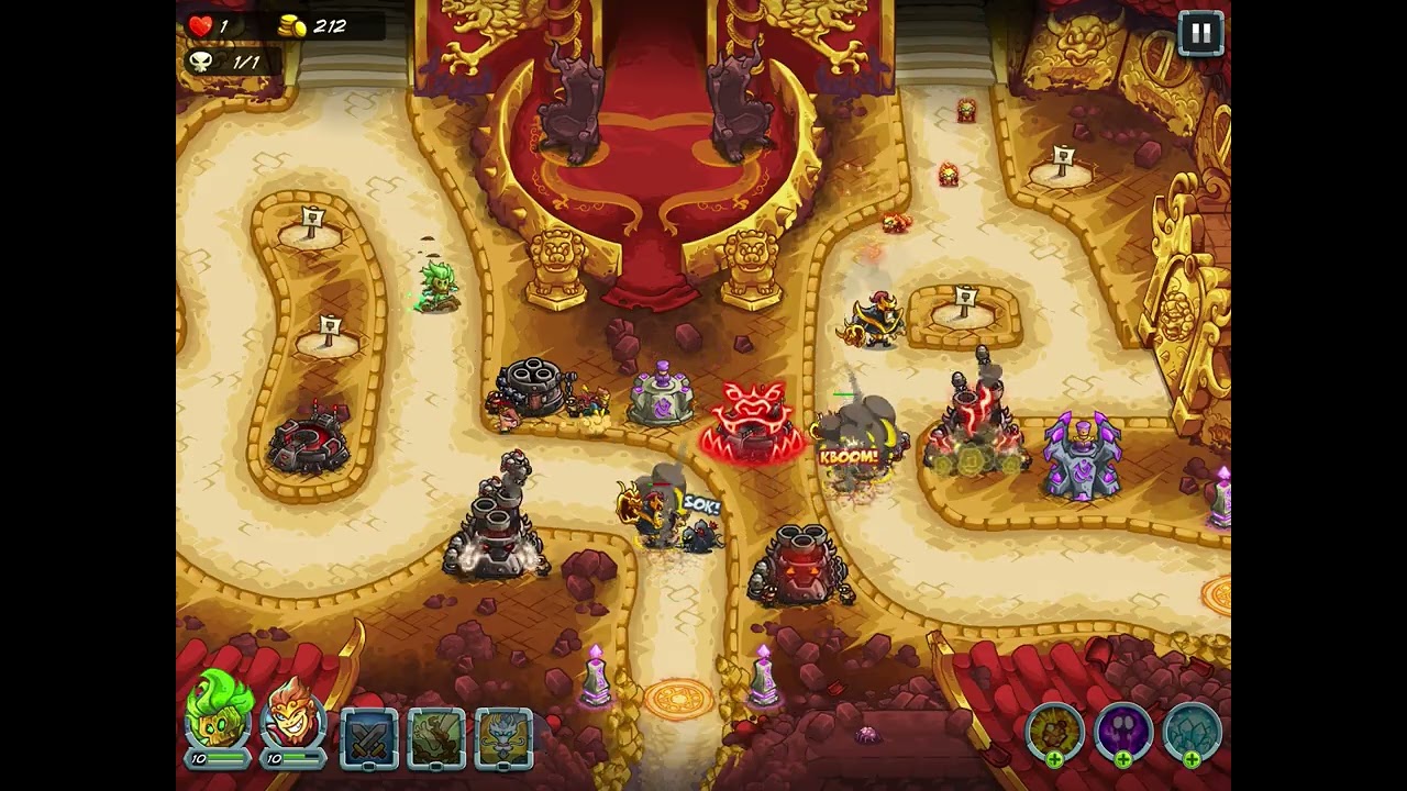 Kingdom Rush 5 🐉 Крепость Короля Демонов ⚔️ Невозможное Железное Испытание 100% Гайд