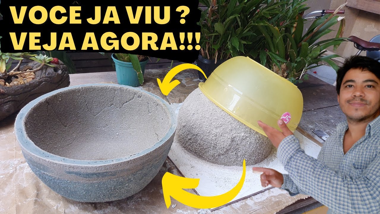 O jeito mais fácil de como fazer vasos em casa. @bora FAZER