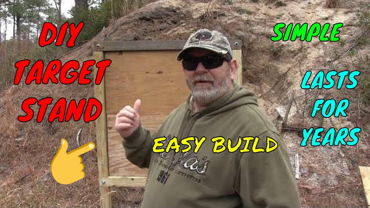 DIY HOMEMADE RANGE TARGET STAND