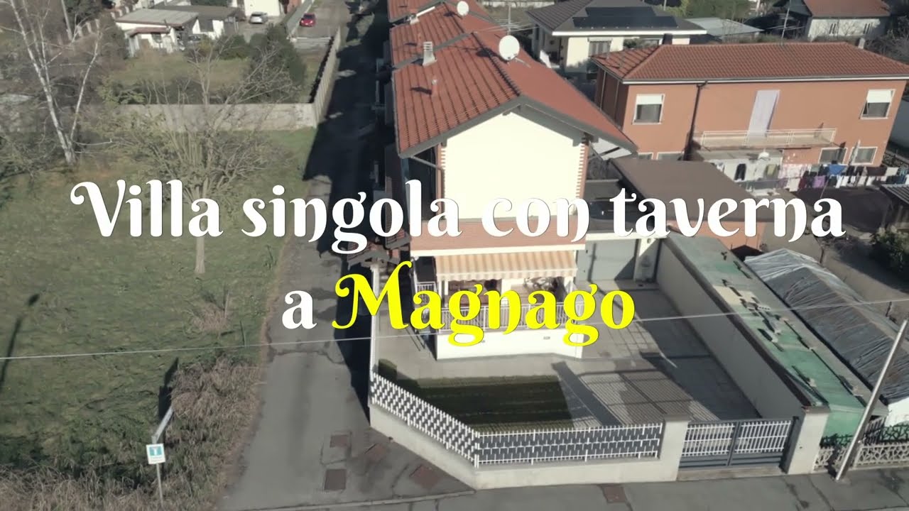VILLA SINGOLA CON TAVERNA A MAGNAGO
