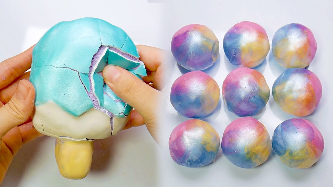 Plaster Clay Cracking | Satisfying Slime ASMR Videos 129
