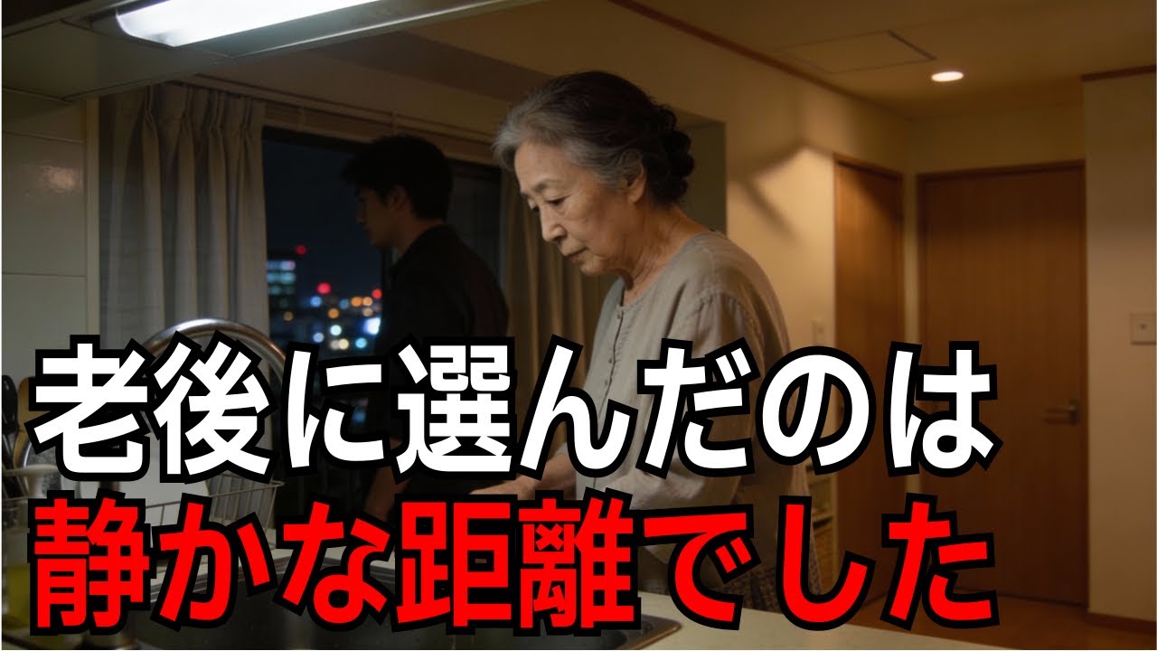 老後、あの夜を思い出さないようにしています