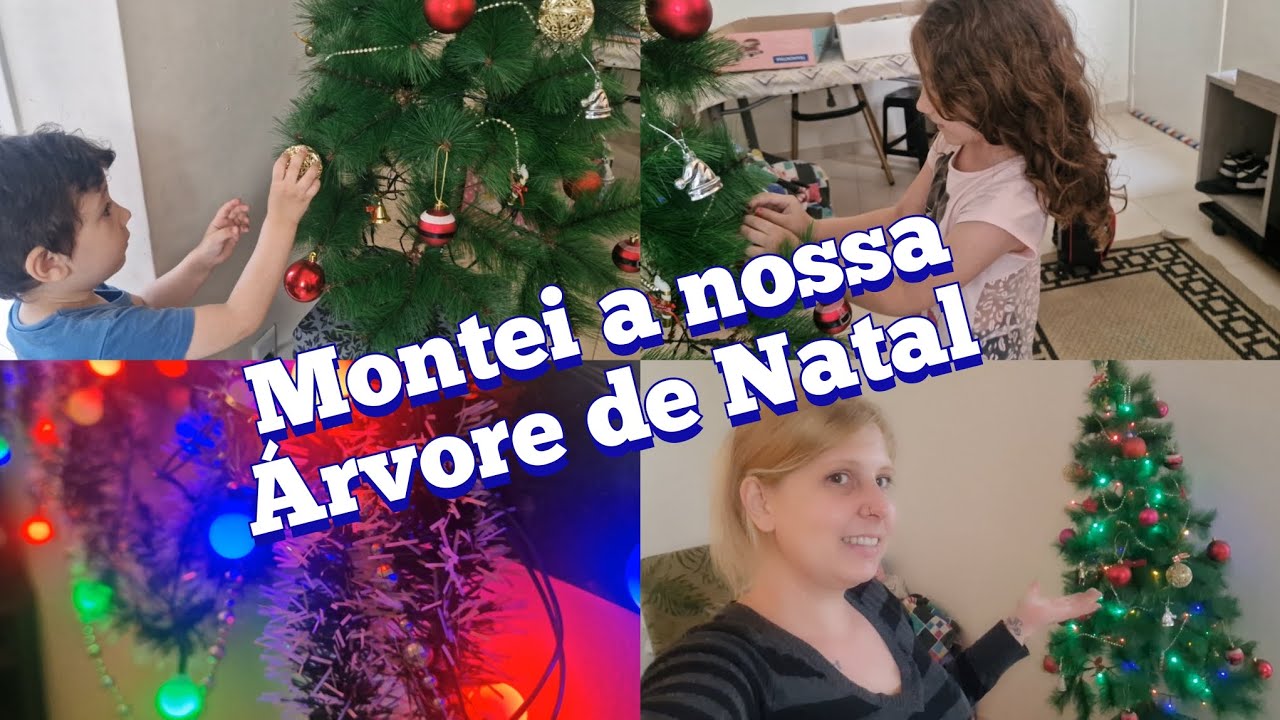 Fiz surpresa pra eles montei nossa Árvore de Natal | Bruna amaral 