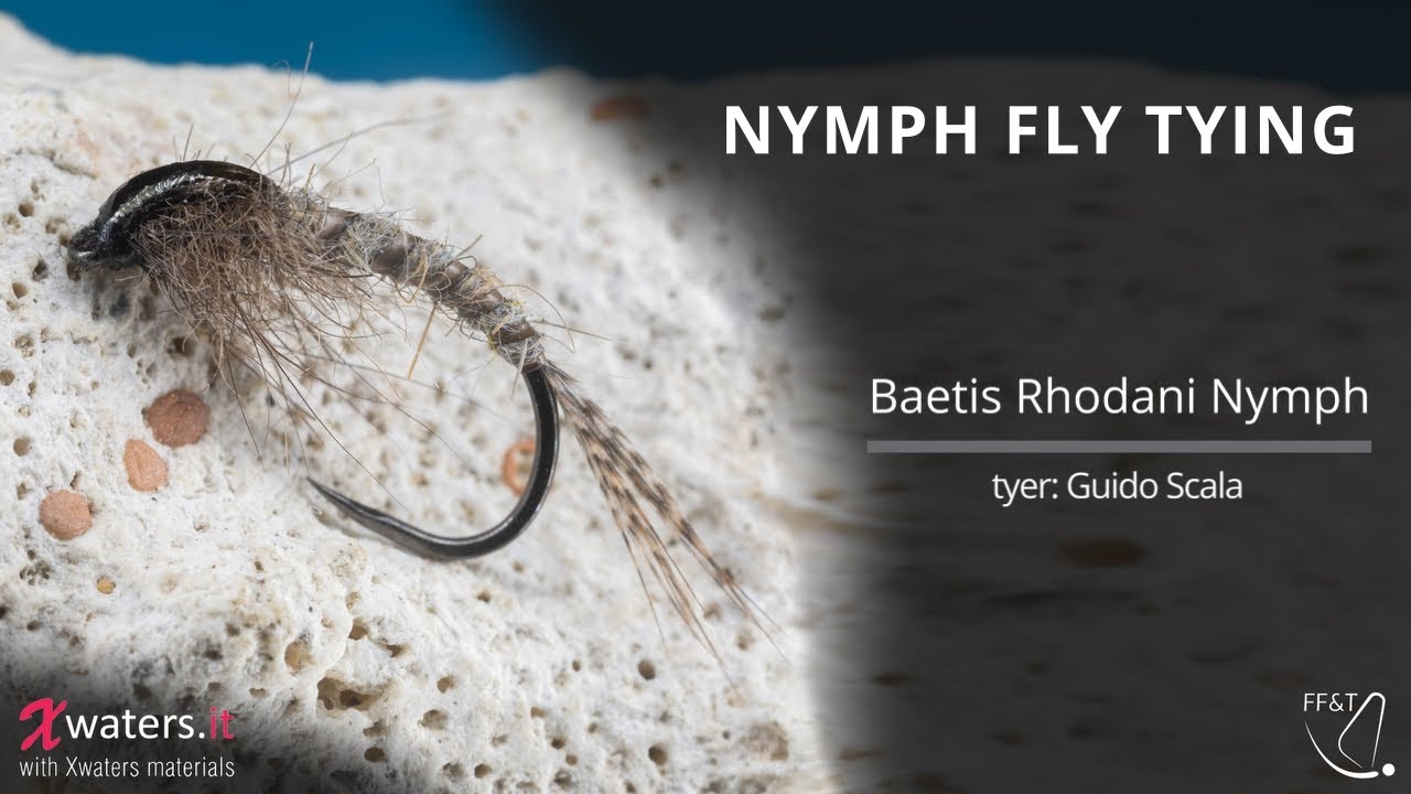 Nymph Fly Tying - Baetis Rhodani Nymph - Fly Tying Tutorial - Hare Hair, Peacock quill and Possum