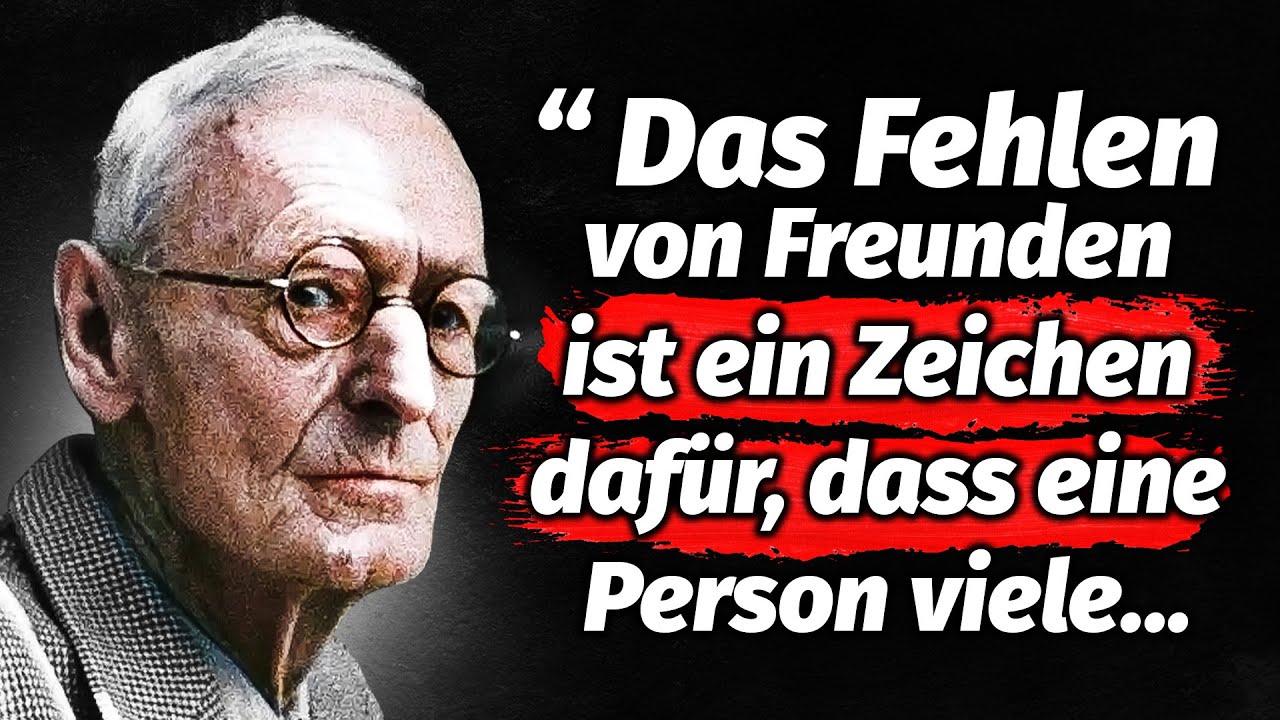 Verbotene Zitate von Hermann Hesse, die Ihr Leben verändern werden