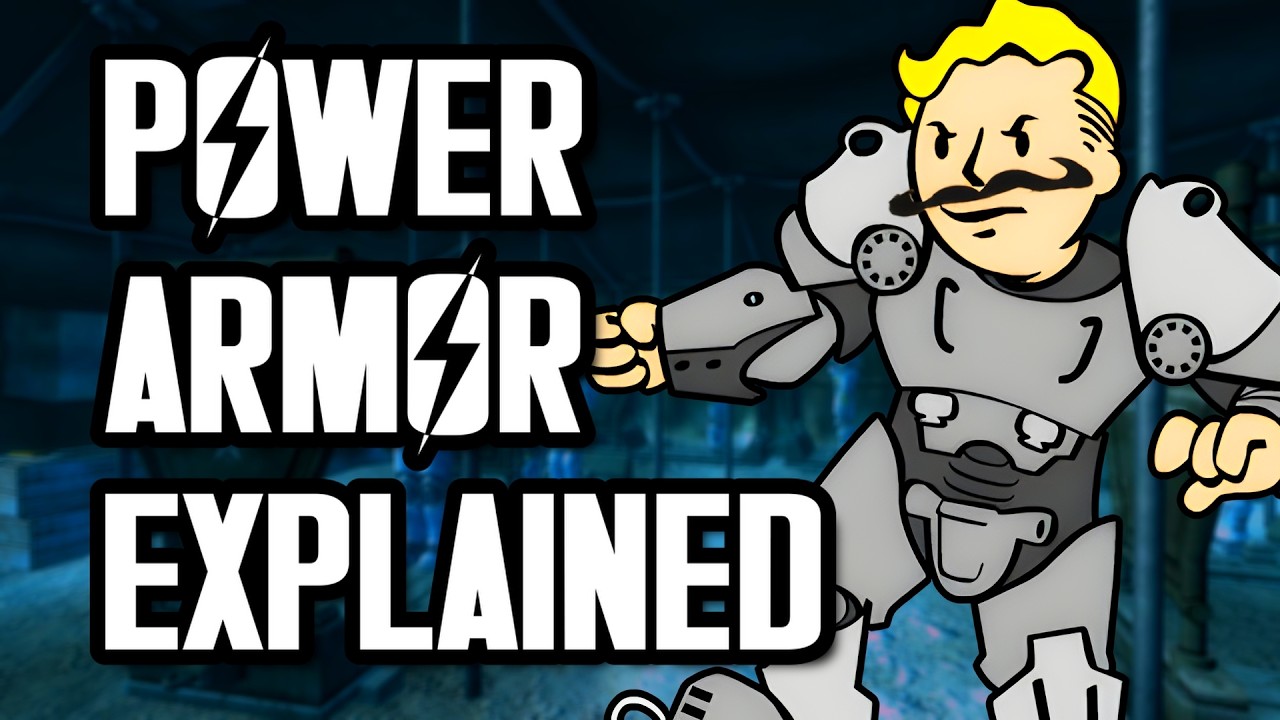 Многочисленные модели силовой брони из Fallout