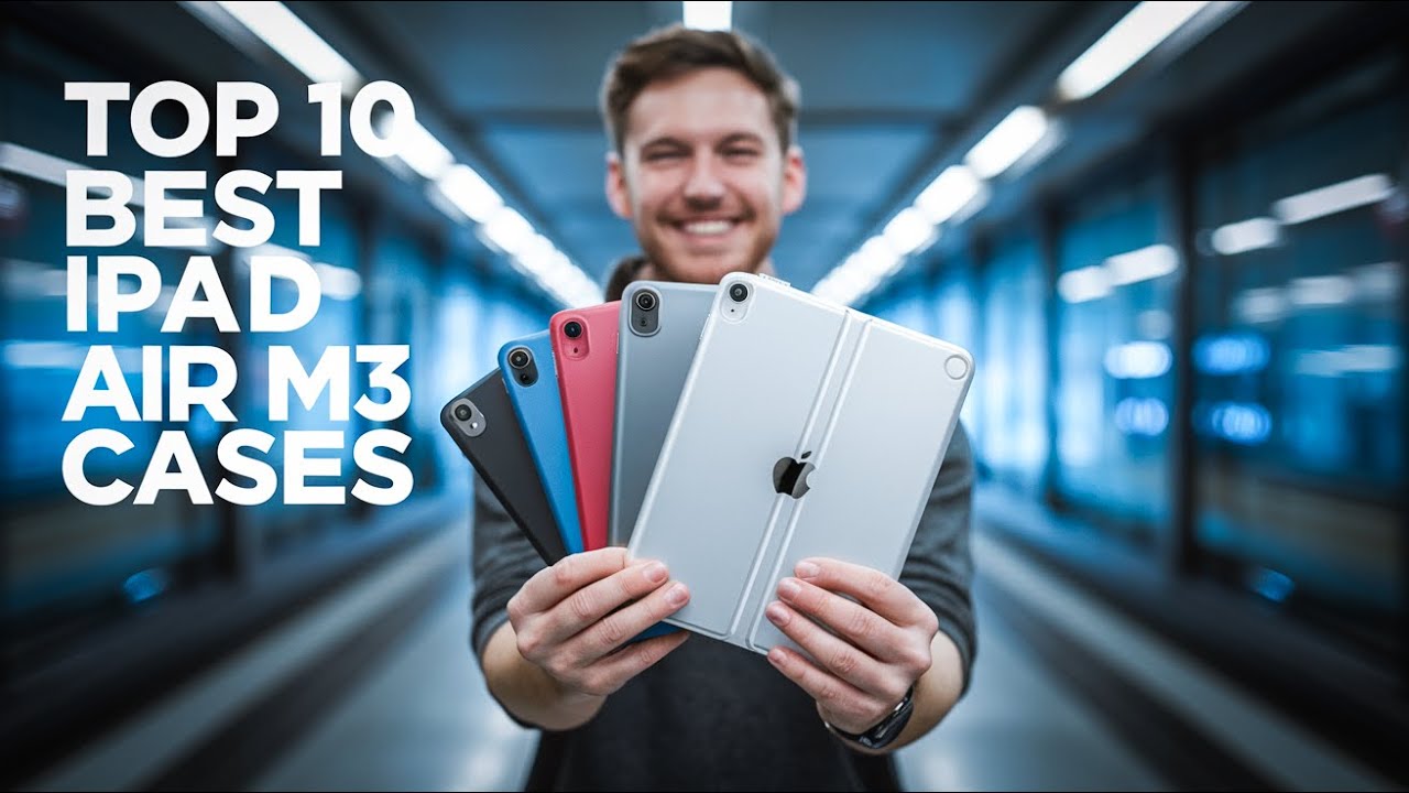 10 лучших чехлов для iPad Air M3 (11 и 13 дюймов)! Защита от падений / Чехлы-клавиатуры ✅