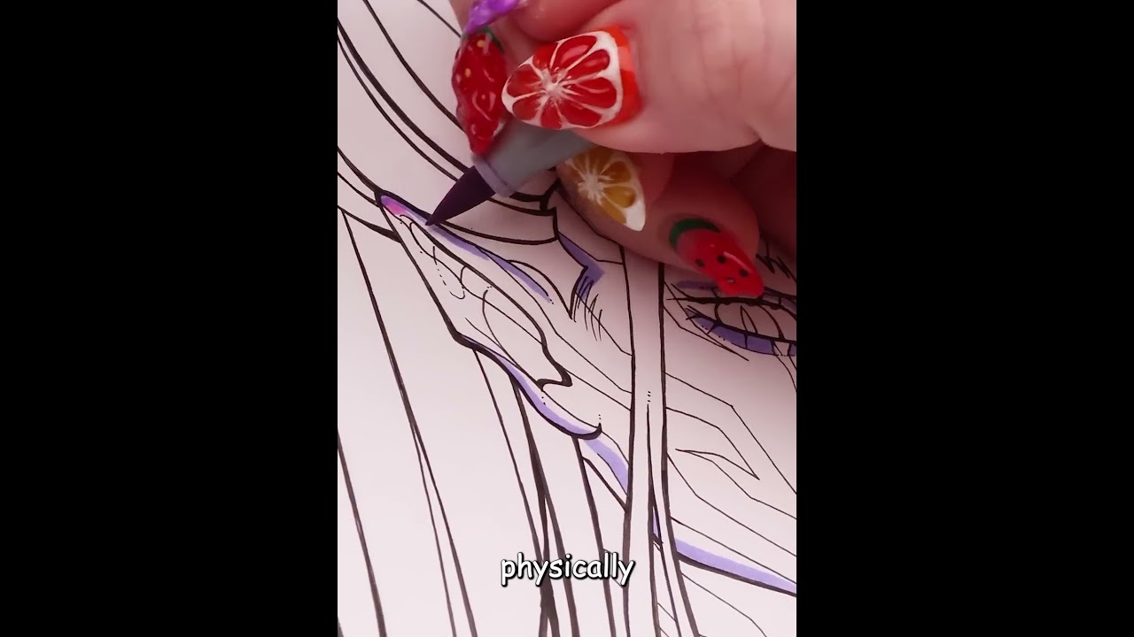 Drawing Gwi-ma from KPop Demon Hunters