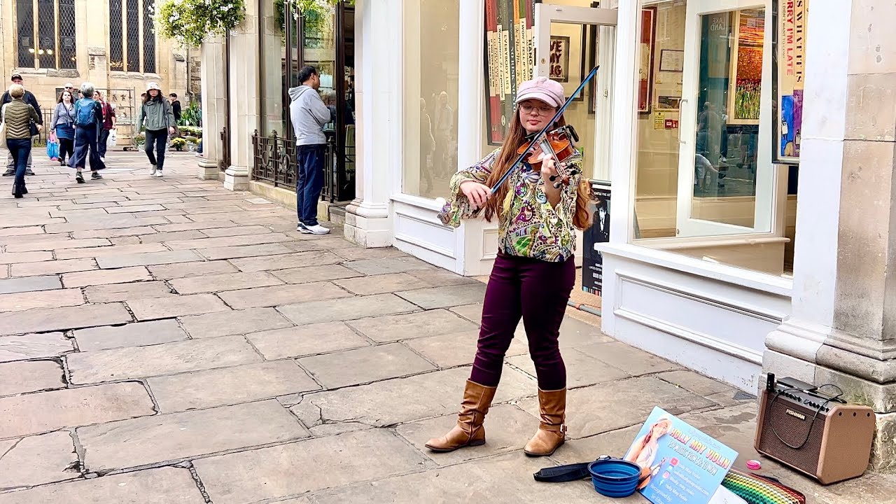 Goodbye Yellow Brick Road - Elton John | Violin Street Performance - Holly May (Cover)