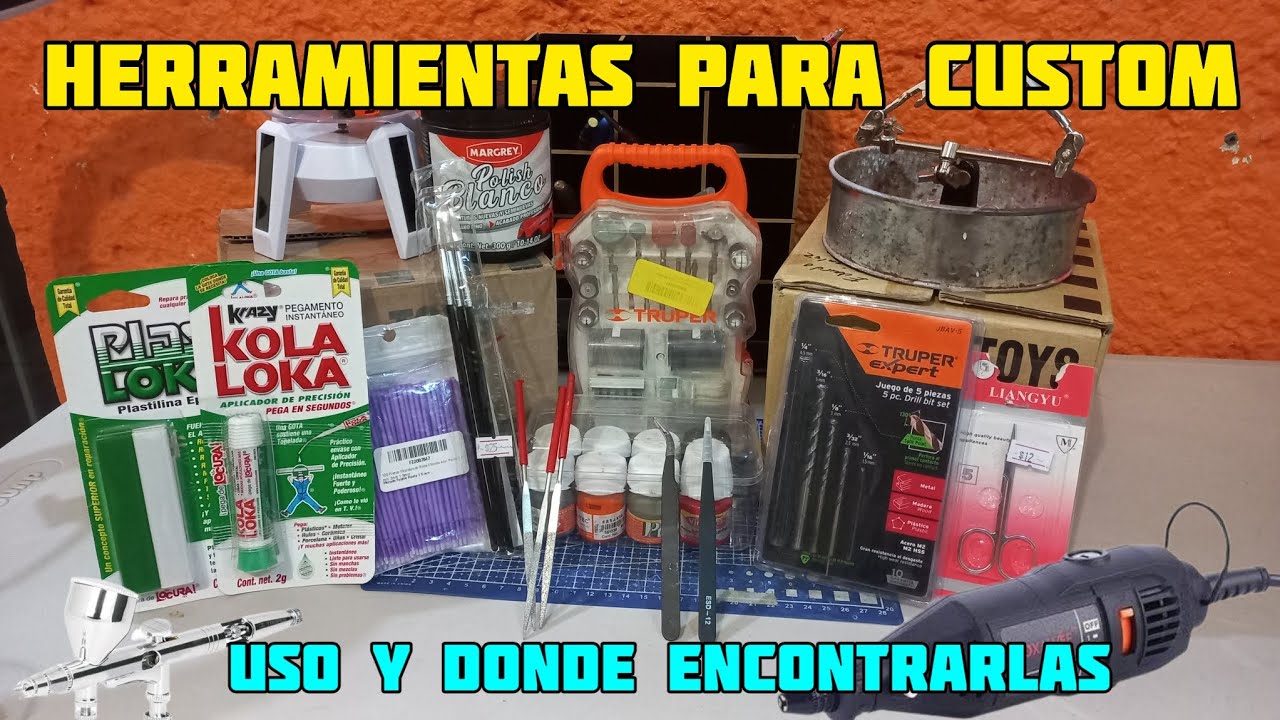 TODAS LAS HERRAMIENTAS QUE NECESITAS PARA EL CUSTOM!🔥