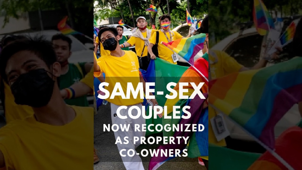Same-sex couples can now be property co-owners