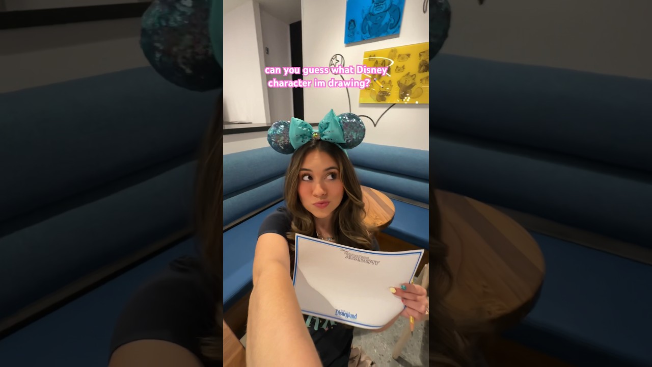 can you guess what Disney character im drawing?! (HARD) ✏️✨💞
