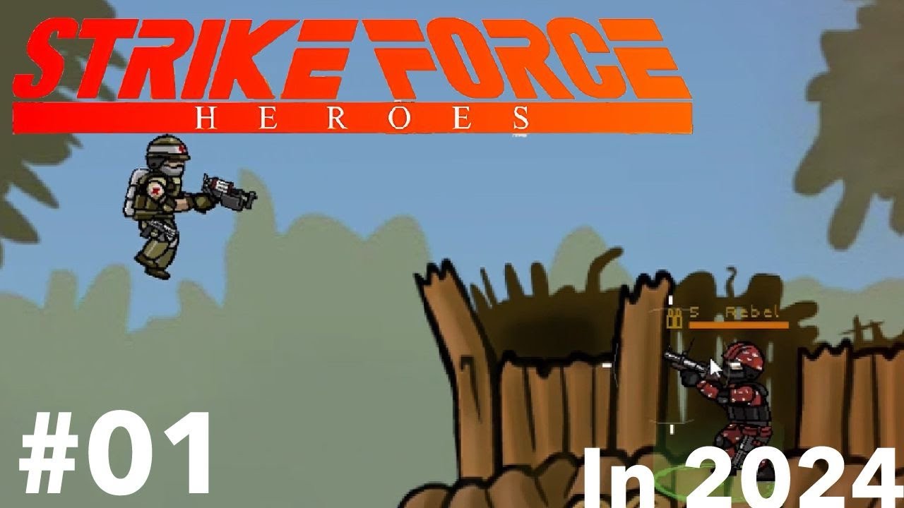 Strike Force Heroes Flash Game In 2024 Walkthrough | Part 1 | Playing SFHOG after almost 2 years