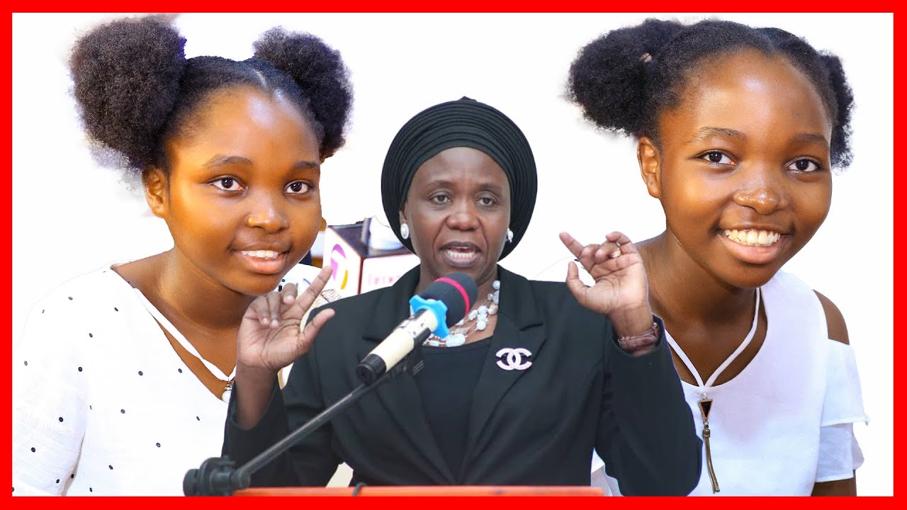 WAZIRI GWAJIMA APEWA UJUMBE MZITO NA WATOTO ADELA&ADELINA  KWENYE SIKU YA KIMATAIFA YA MTOTO WA KIKE