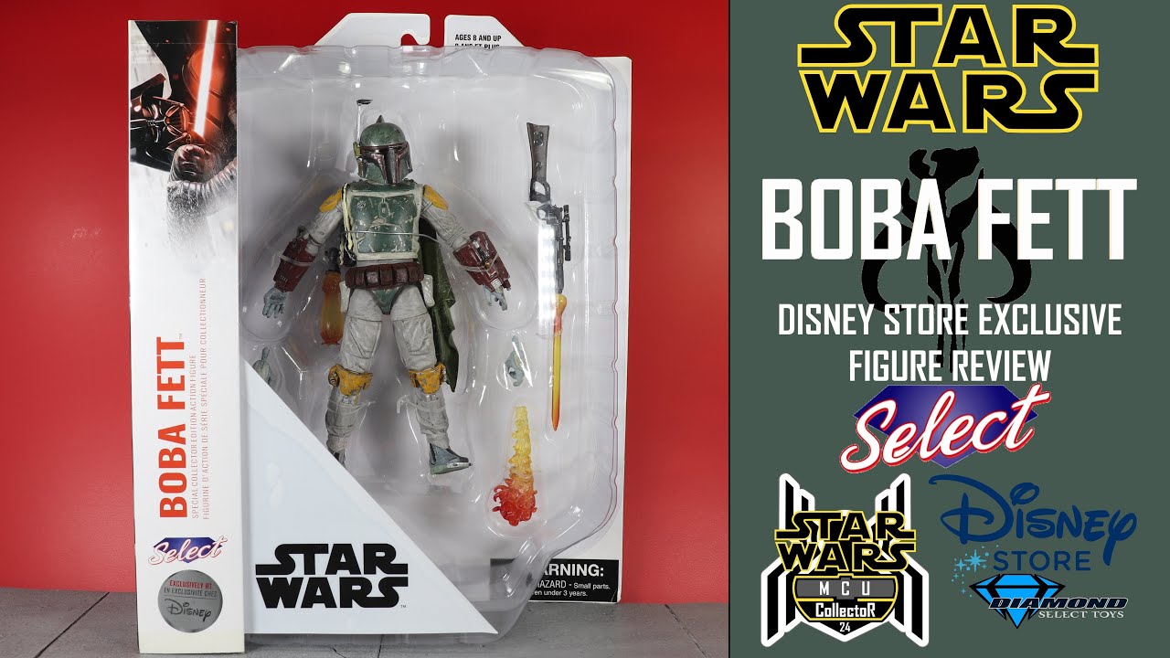 First Ever Diamond Select Toys Star Wars BOBA FETT Disney Stores Exclusive Figure Review
