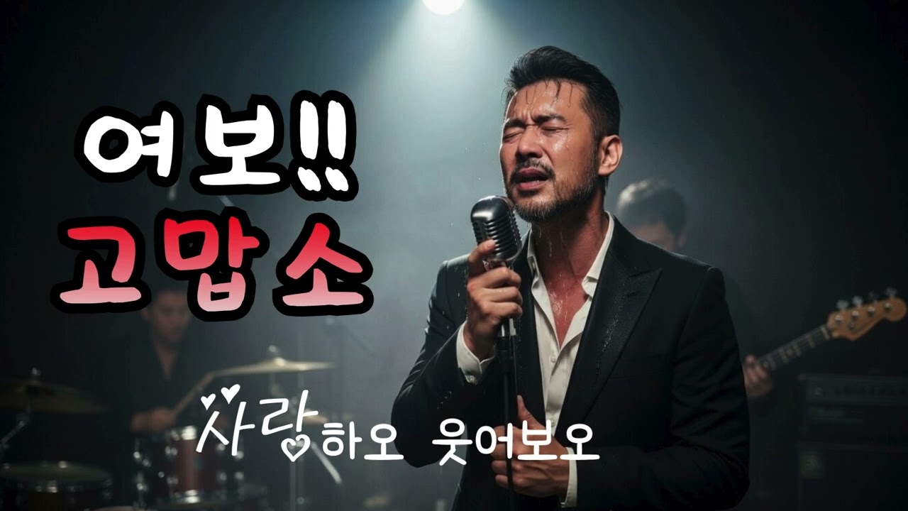 여보 고맙소 #허스키 보컬 #감성적인 보컬 #감성 트로트 #감성발라드 #7080