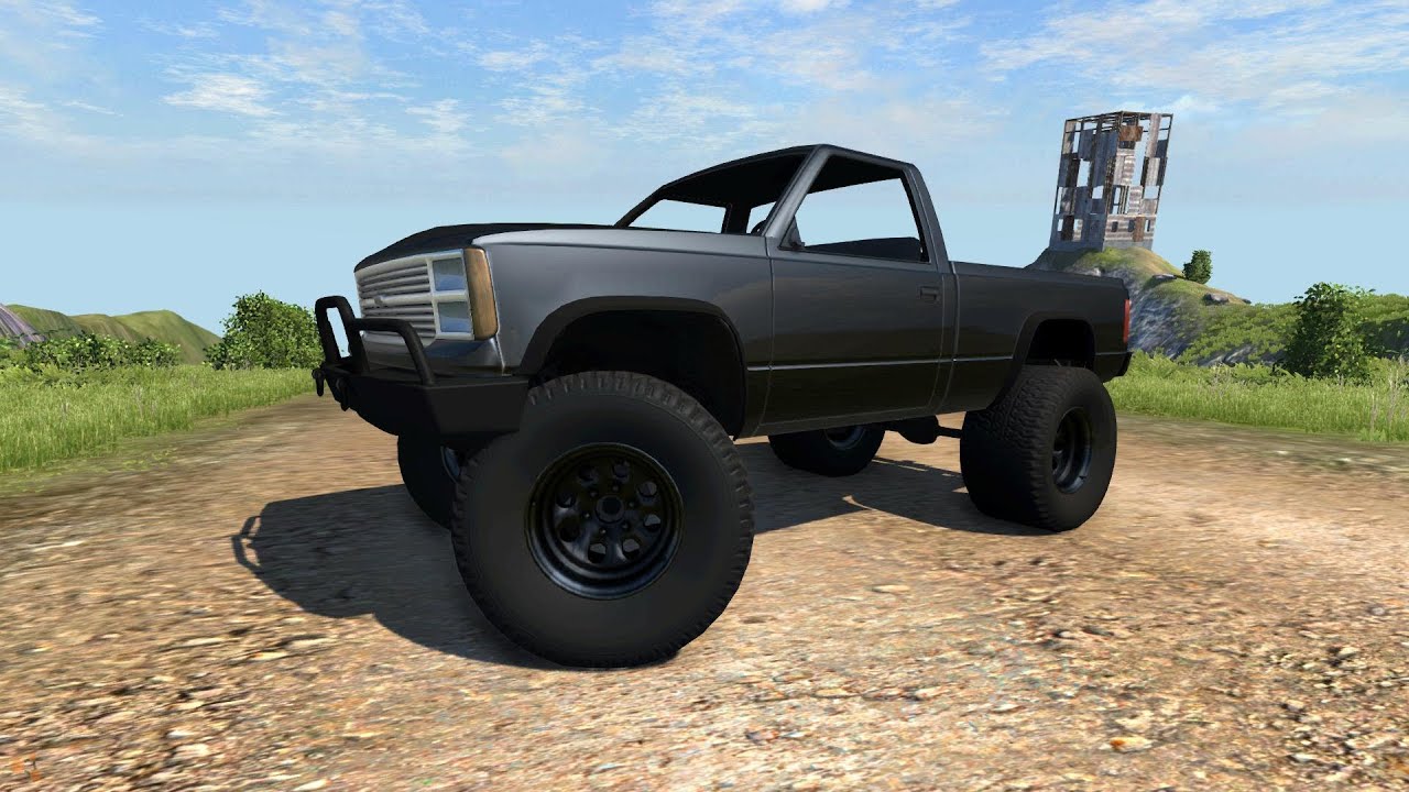 BeamNG Drive Mini Monster Pick up Truck V2 Crash Testing #30 - Insanegaz