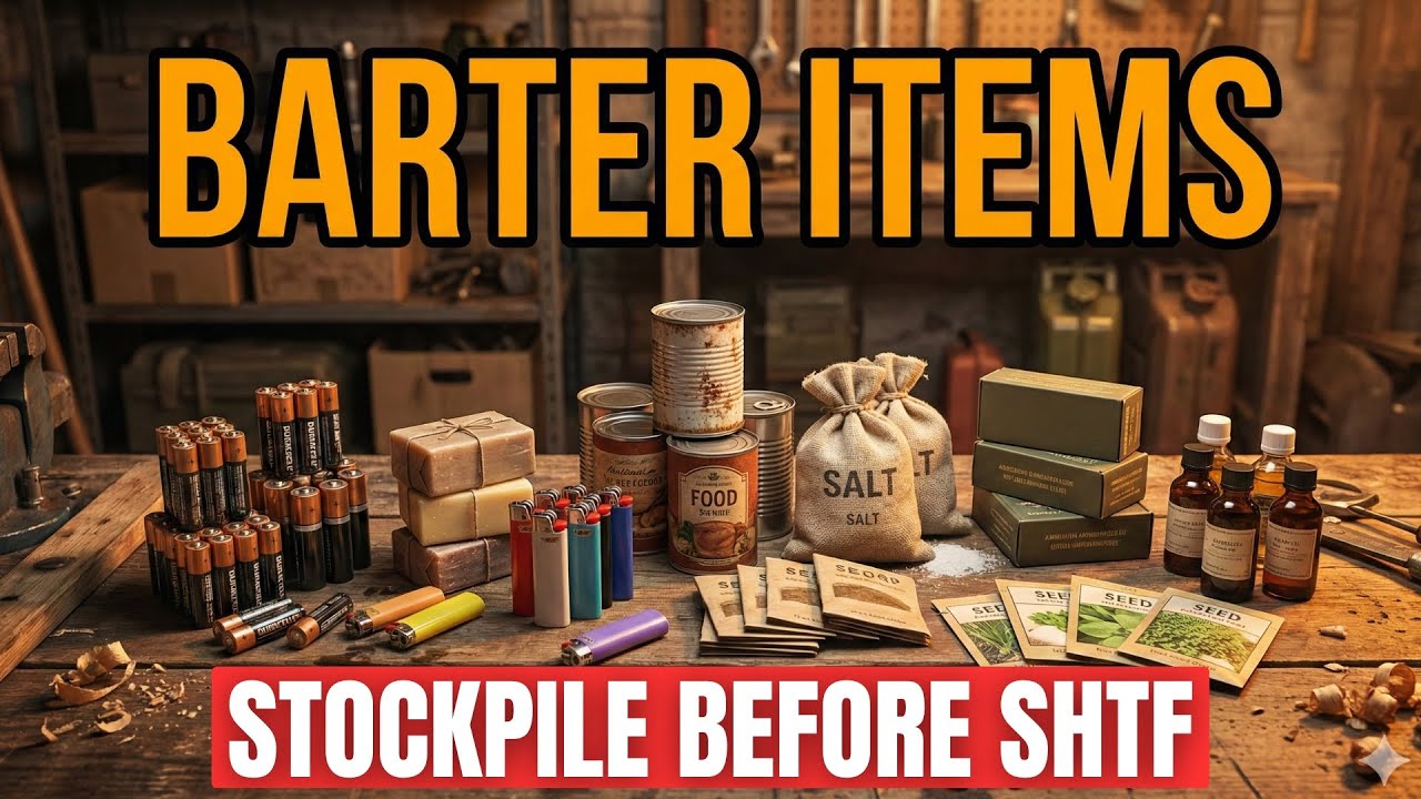 Top 11 BARTER ITEMS To Stockpile For SHTF