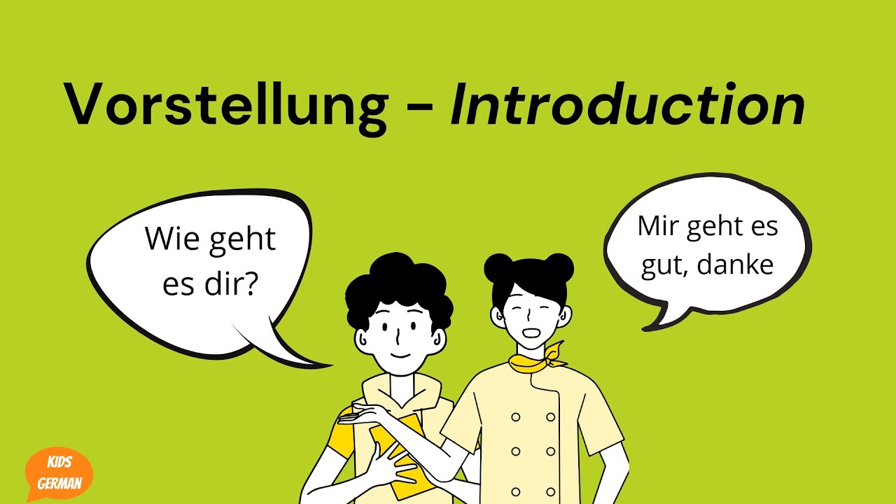 Learn German | How to Introduce Yourself in German | sich vorstellen | German for children