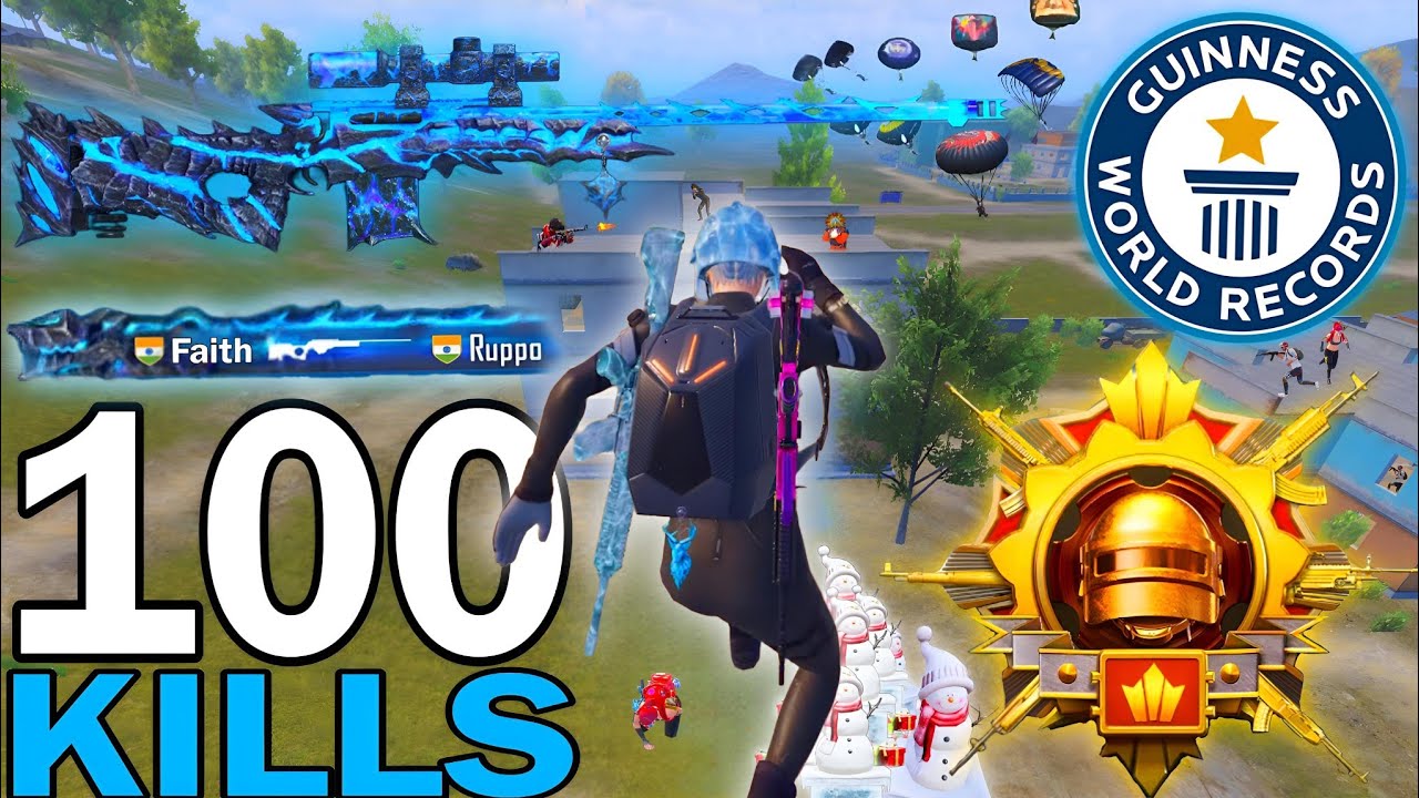 100 KILLS!😍 I STARTED the GAME WITH BEST LOOT of PRO PLAYERS S12K+M4 in FROSTY FUNLAND MODE🔥PUBGM