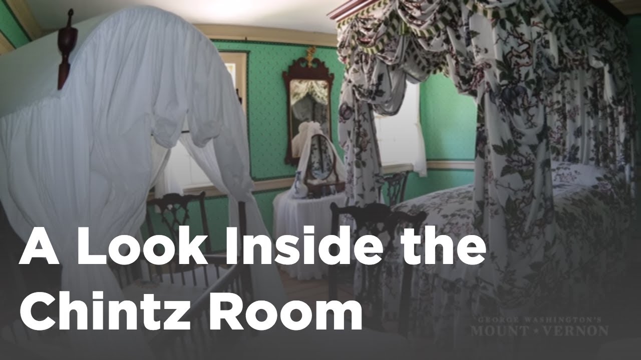 A Look Inside the Chintz Room at Mount Vernon