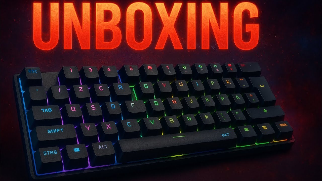 Trust Gaming GXT 867 Acira 60% Mechanische Tastatur Unboxing